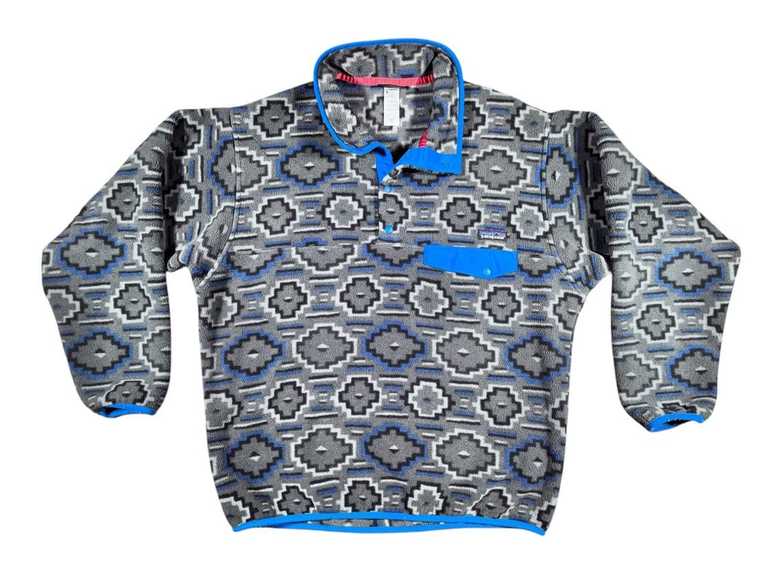 파타고니아 신칠라 스냅T 지오메트릭 패턴 플리스 상품이미지1