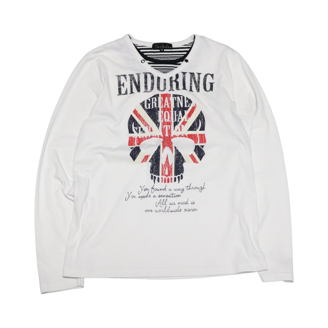 스컬 프린팅 롱슬리브 상품이미지1