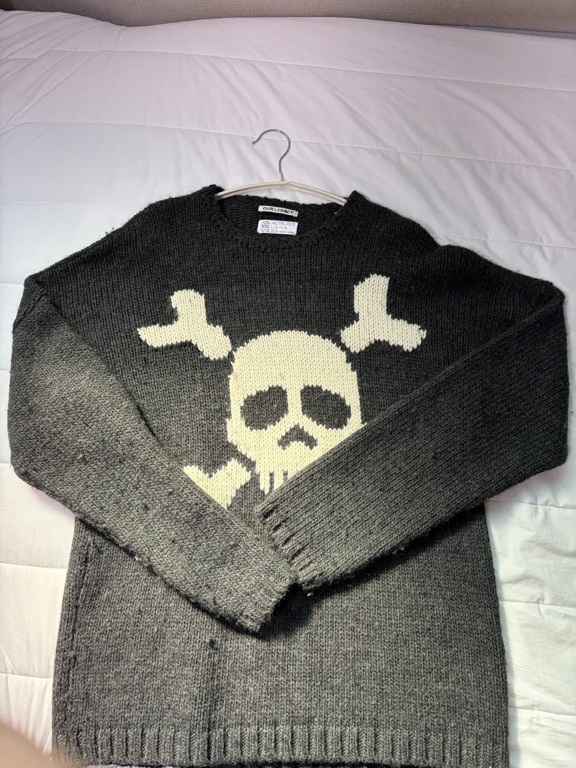 아워레가시 팝오버 해골 니트 48 상품이미지1