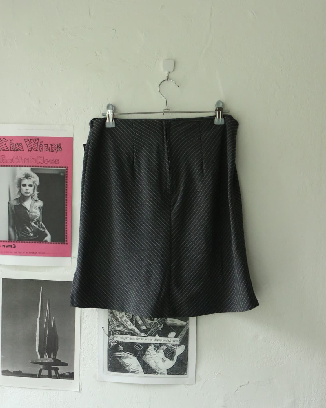 90s USA 핀스트라이프 리본 스커트 상품이미지5