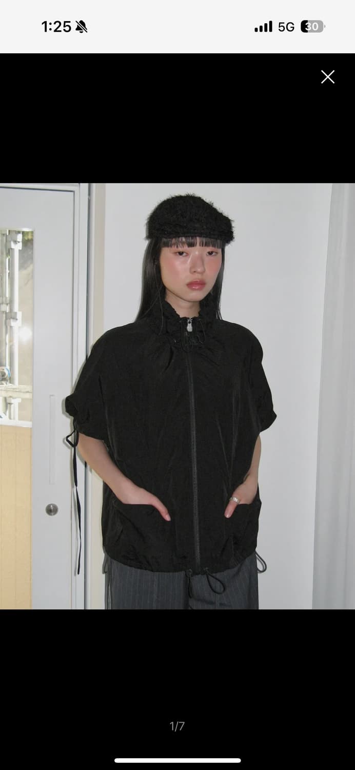 타입서비스 Two Way Light Windbreaker [Black] 상품이미지2