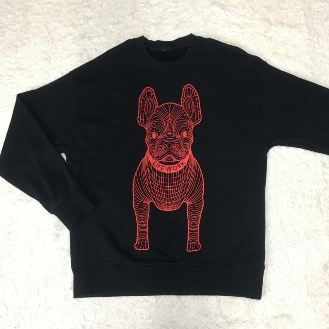 라이프 워크 빅로고 맨투맨 DD14 상품이미지1