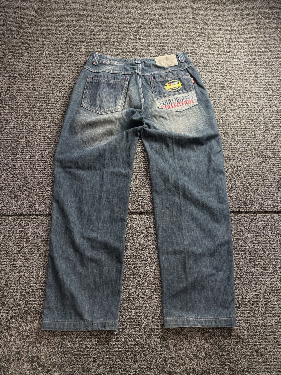 00s 푸부 멀티 자수로고 레이싱 루즈핏 팬츠 2744 상품이미지4