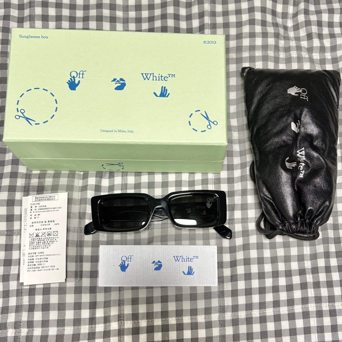 off-white 오프화이트 버질아블로 선글라스 블랙 상품이미지2