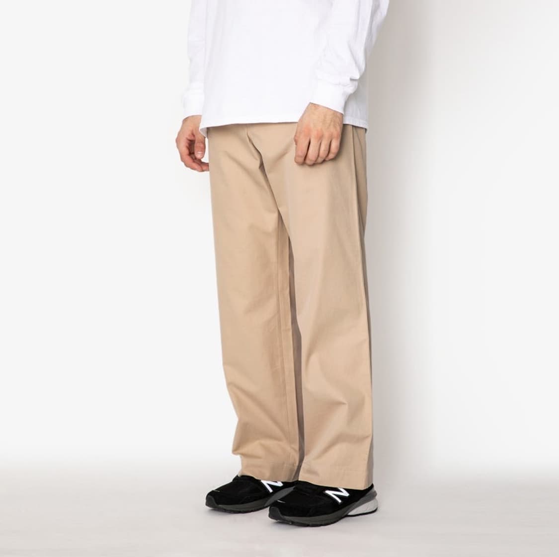 오라리 auralee 워시드 라이트 핀스 치노 상품이미지2