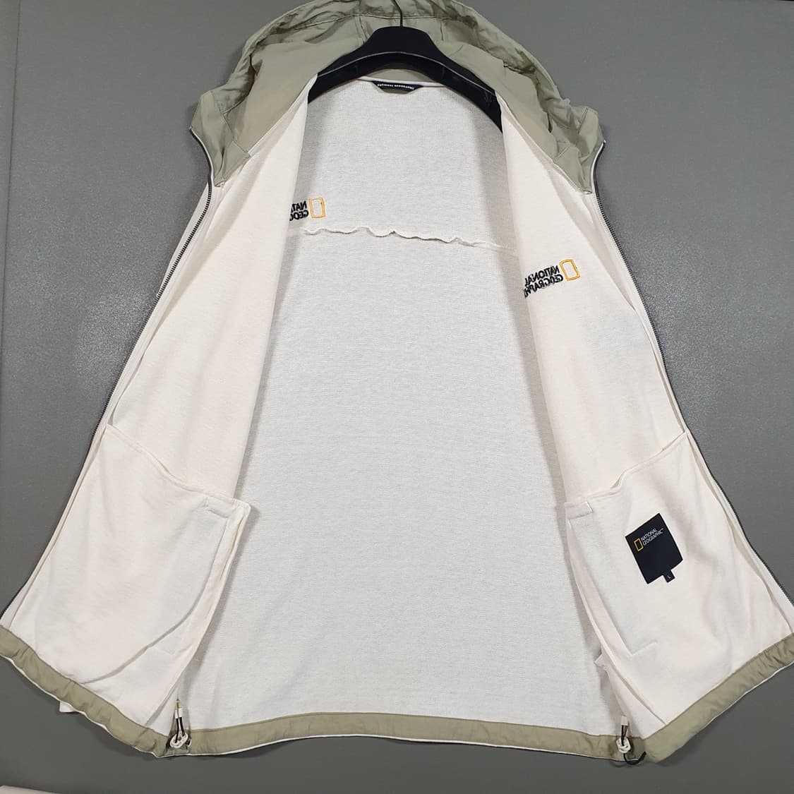 L) 내셔널지오그래픽 신형 21FW 닉스 하이브리드 니트후드집업 자켓 상품이미지6