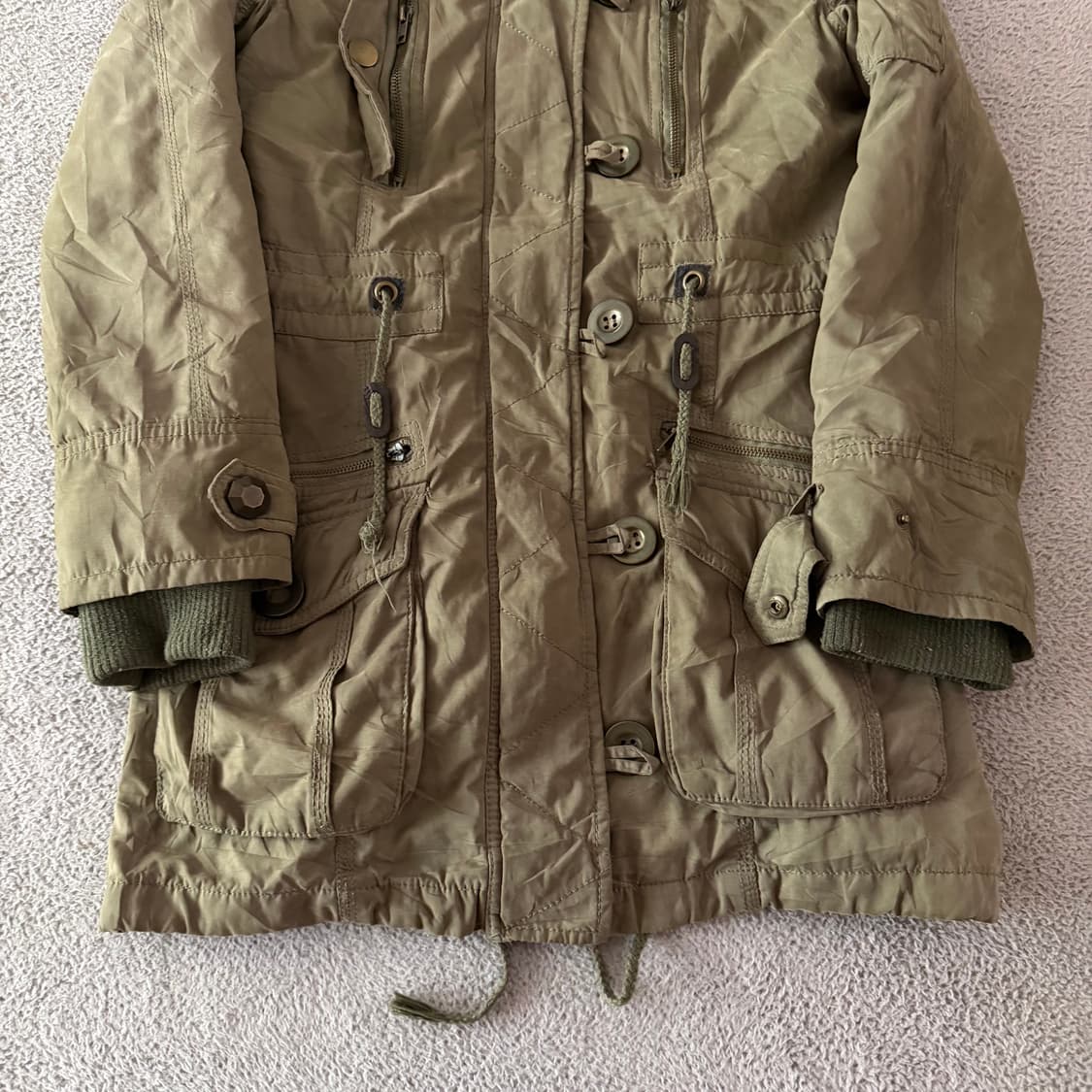 Fur military jacket 상품이미지3