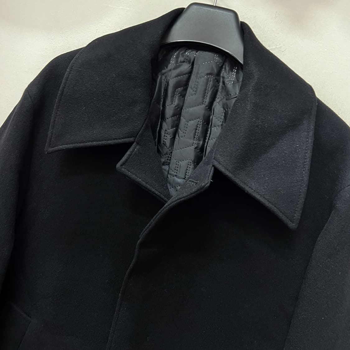 가넷 옴므 블랙 캐시미어 오버핏 코트 95 상품이미지3