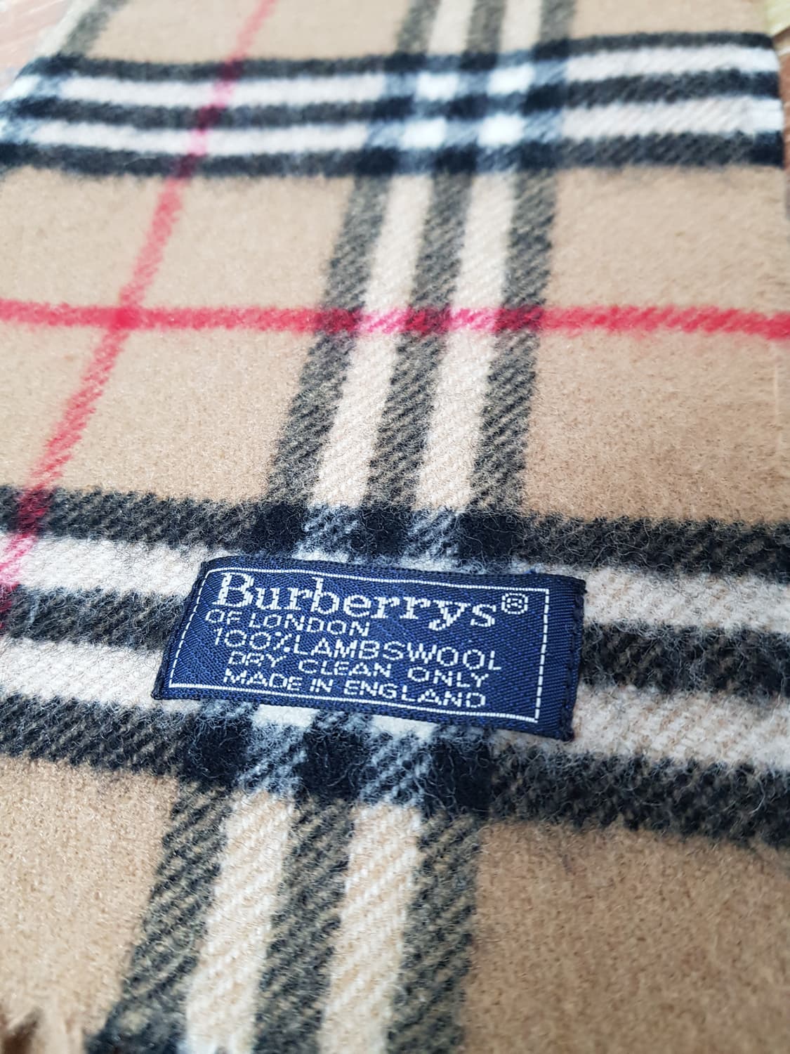 [정품] 버버리 노바체크 메리노울 머플러 상품이미지2