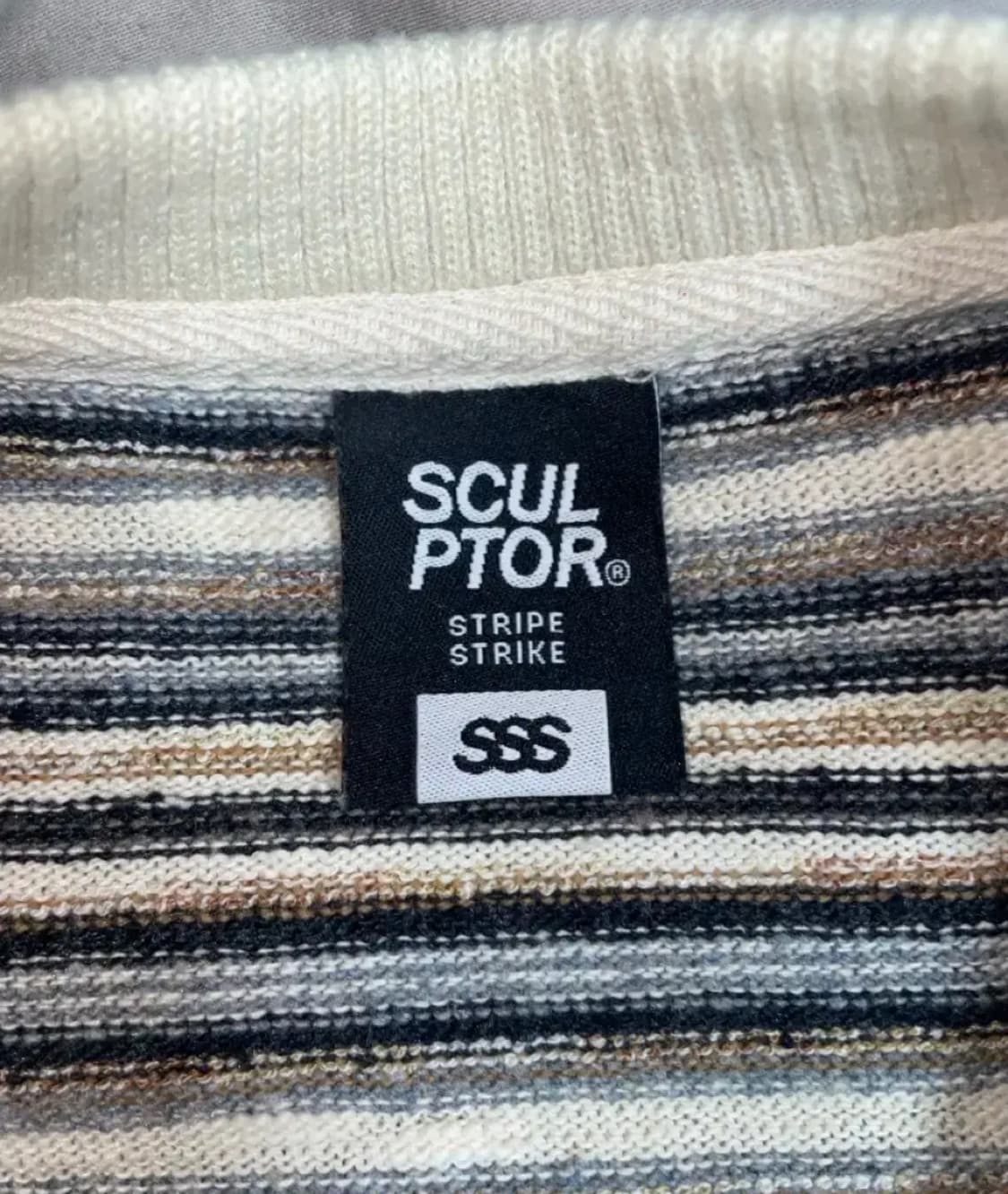 스컬프터 스트라이프 니트 OS 상품이미지3