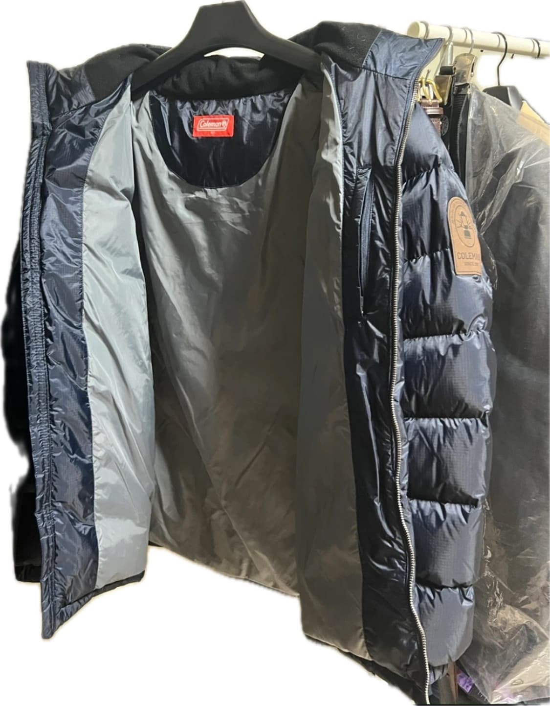 콜맨 남성 다운 패딩 네이비 105 상품이미지3