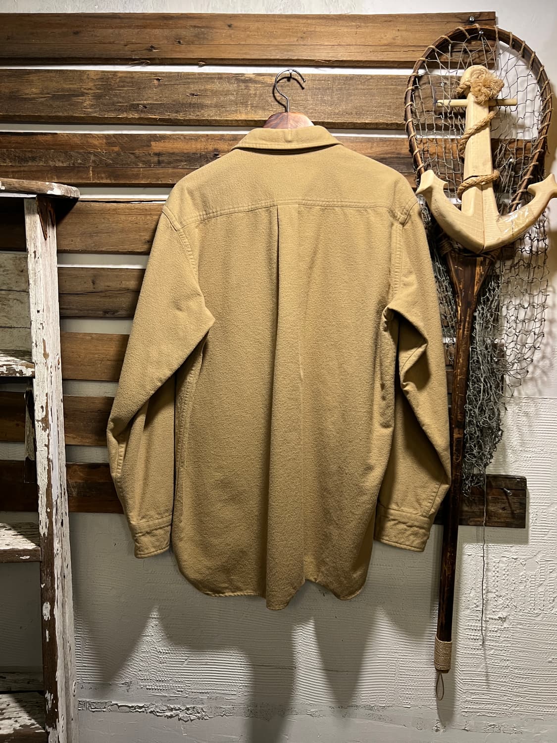 [M]L.L.Bean USA 엘엘빈 베이지 샤모아 셔츠 상품이미지5