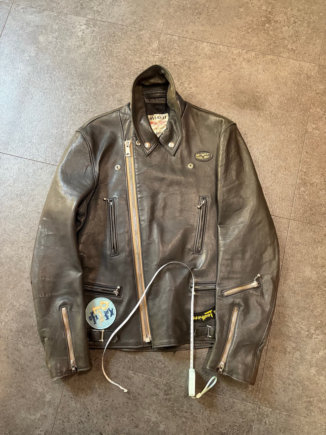 루이스 레더 자켓 40사이즈 상품이미지1