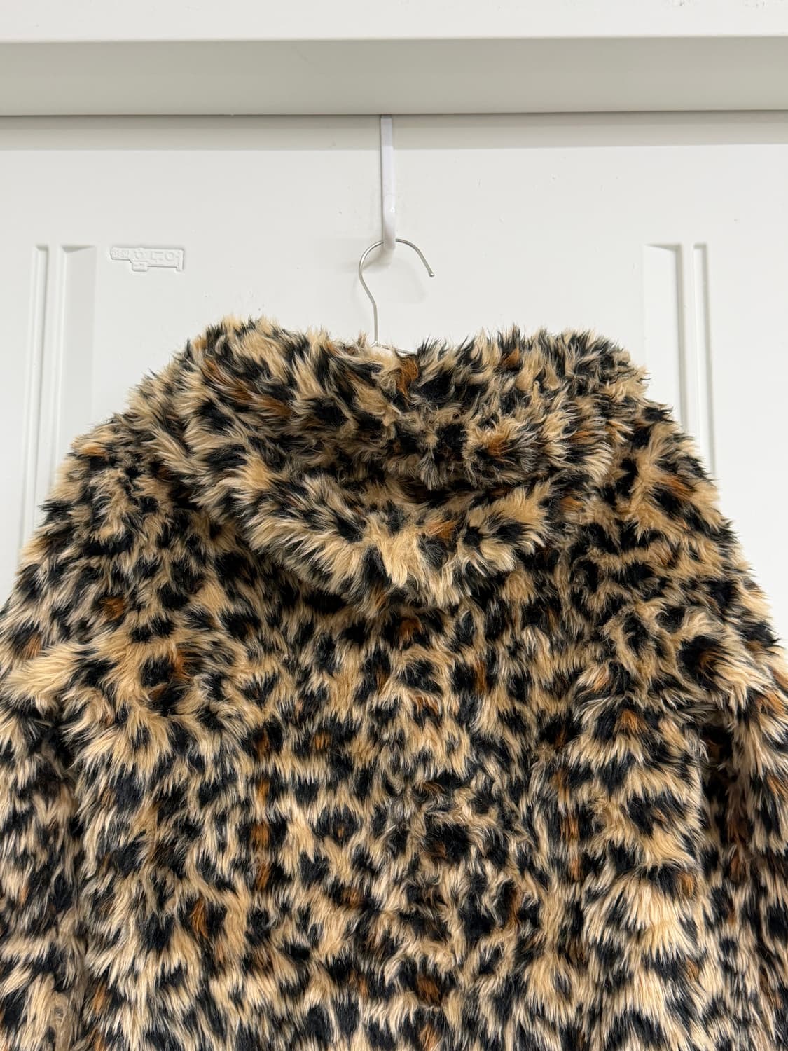 일본빈티지 레오파드 퍼 후드자켓 상품이미지10