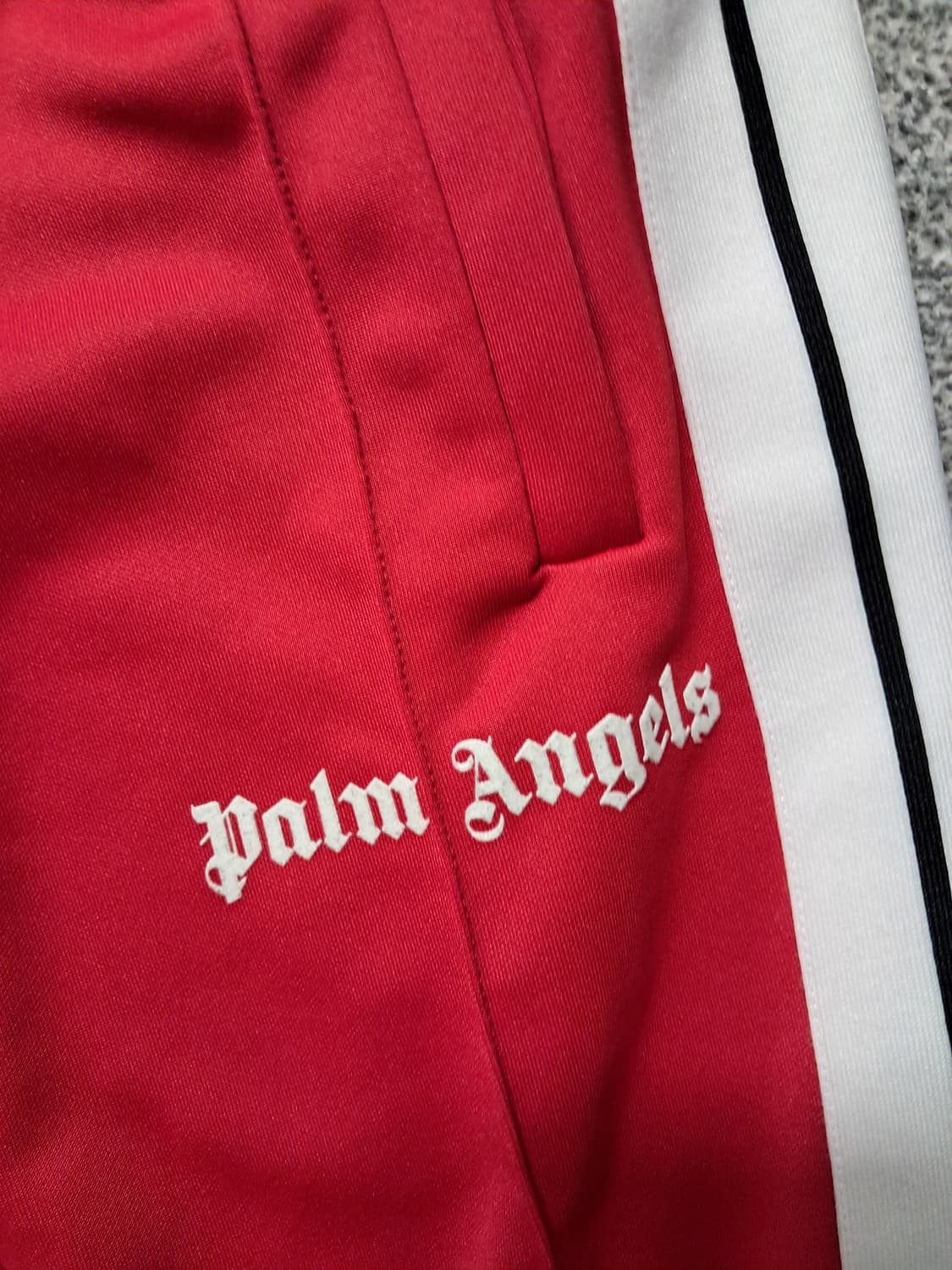 Palm Angels 클래식 레드 화이트 상품이미지5