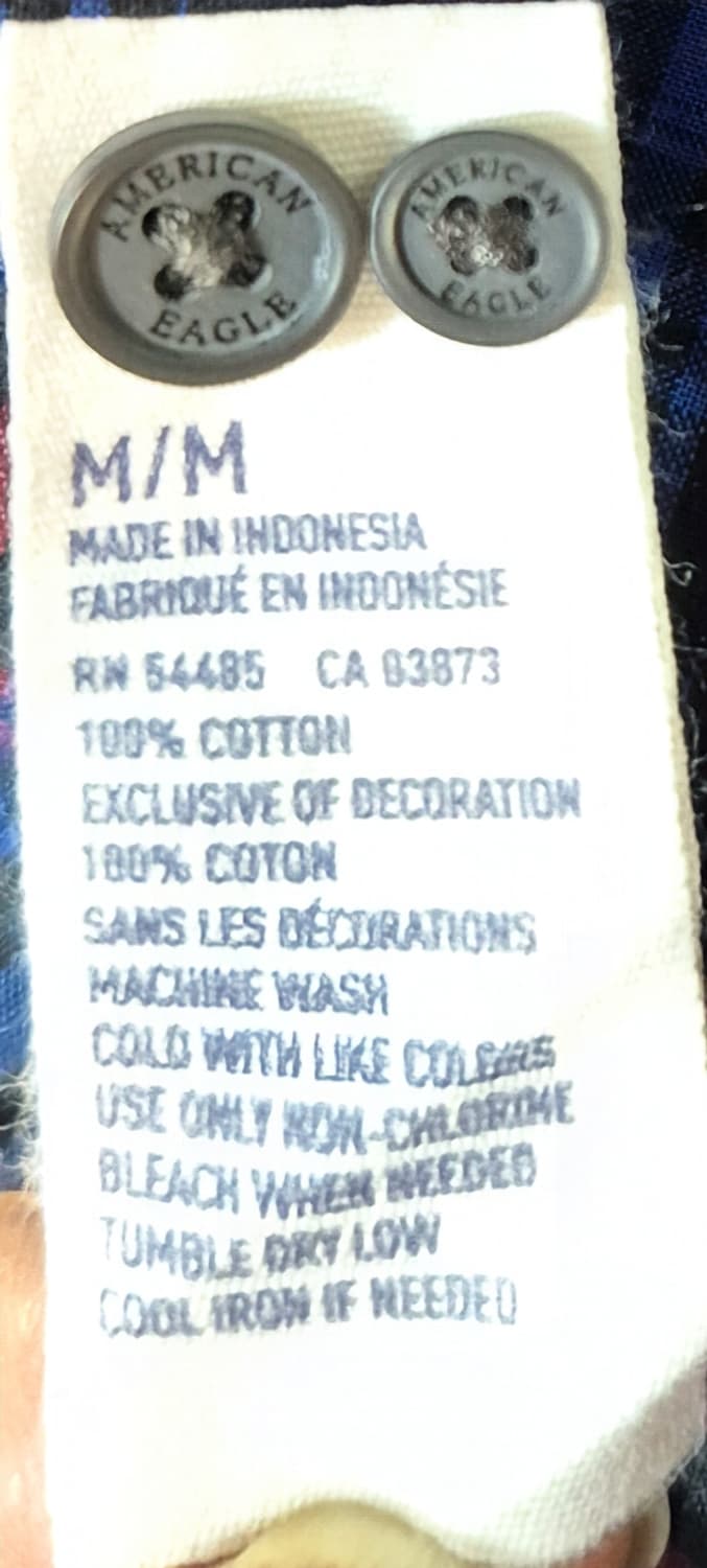 아메리칸이글 체크 셔츠 M/M 한국남자 L 상품이미지10