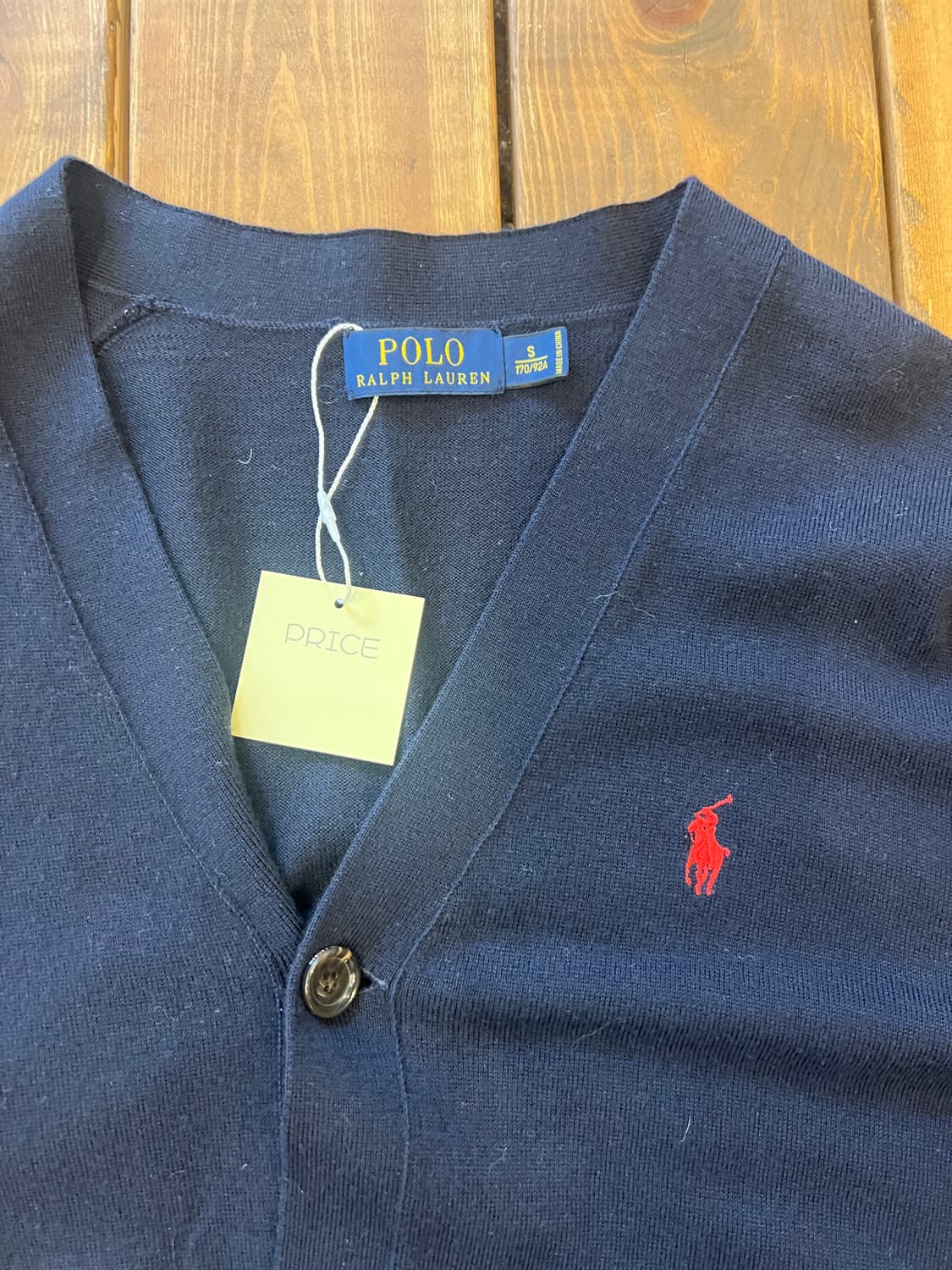 폴로 네이비 니트 가디건 상품이미지7