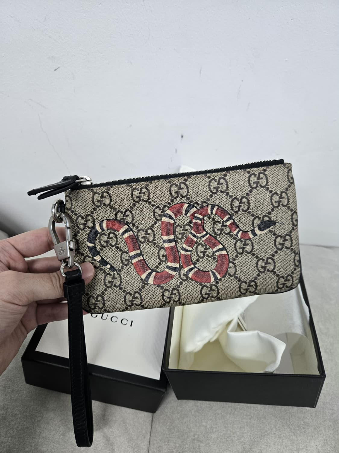 [보증서 정품]구찌 미니 스네이크 클러치백 상품이미지2