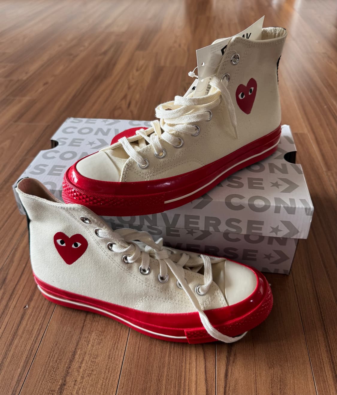 컨버스 x 플레이 꼼데가르송 척 70 하이 상품이미지1