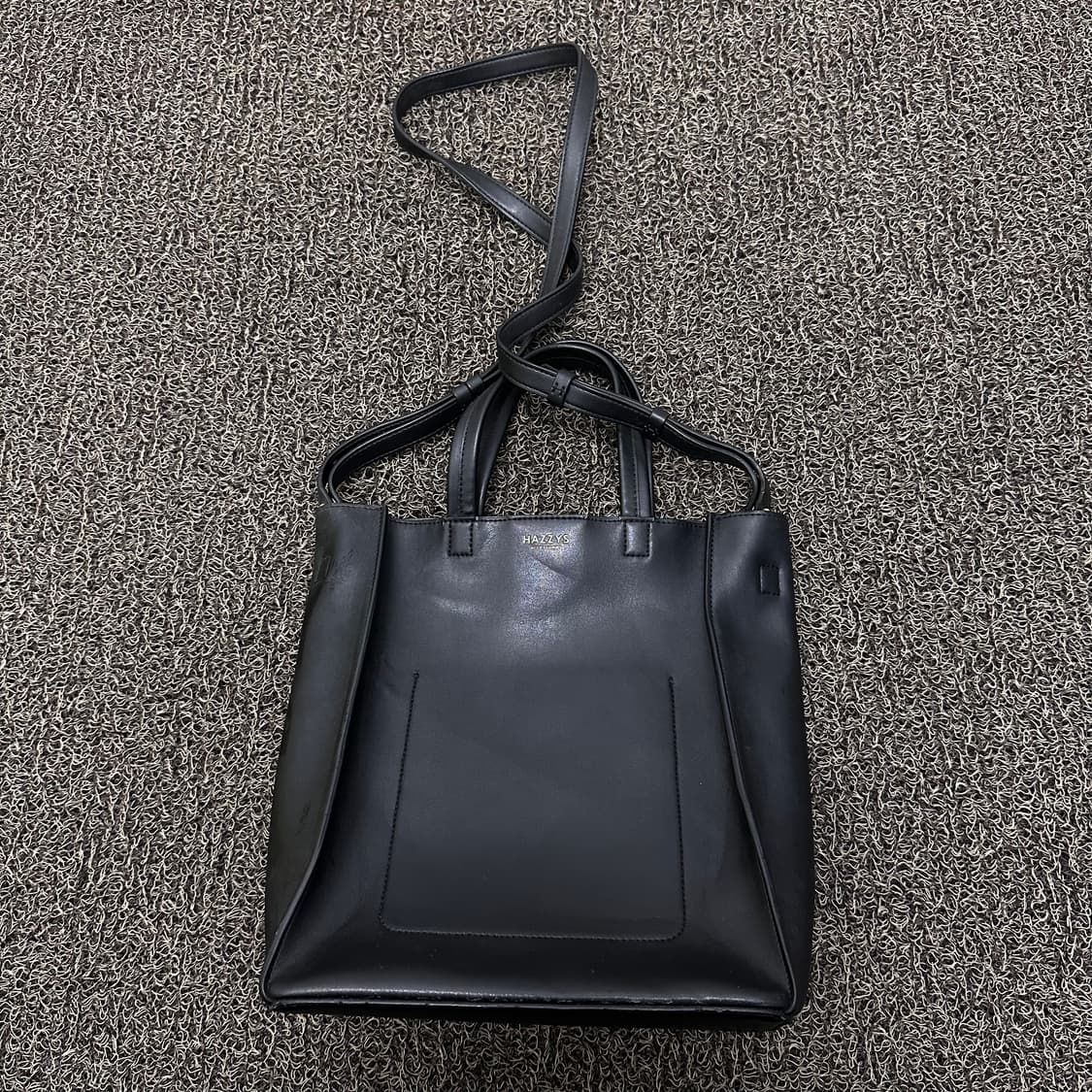 HAZZYS 헤지스 크로스백 토트백 가방 블랙 상품이미지1