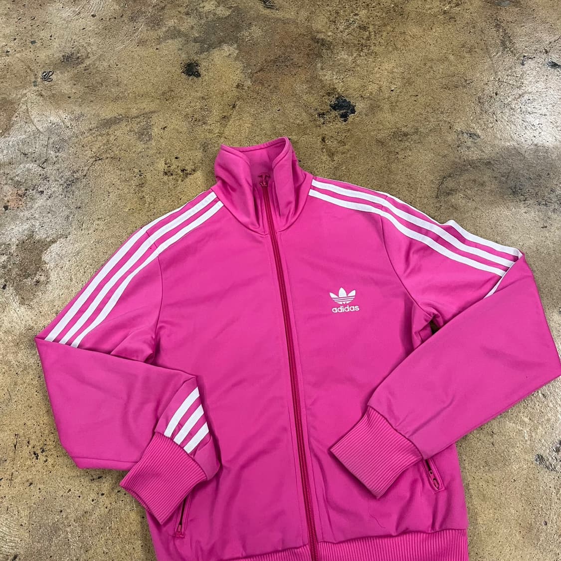 [정품/95] 아디다스 핑크색 삼선 져지 트랙탑 b18 상품이미지1