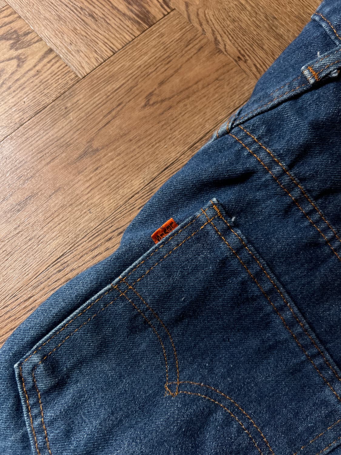 [34]80's 리바이스 USA 40517-0916 오렌지탭 플레어진 상품이미지5