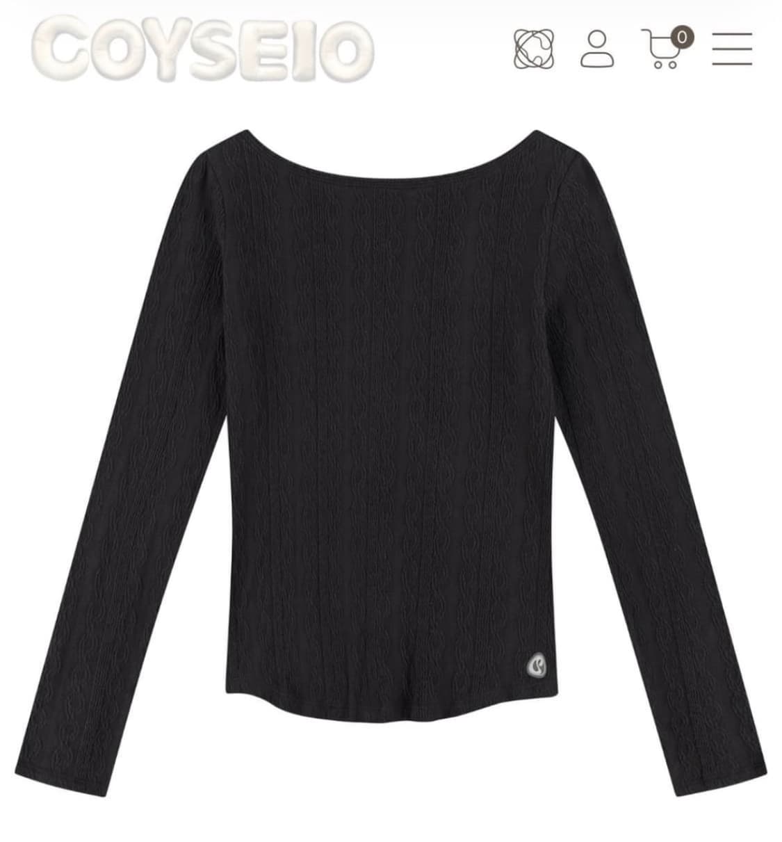 코이세이오 투웨이 롱슬리브 차콜 상품이미지1