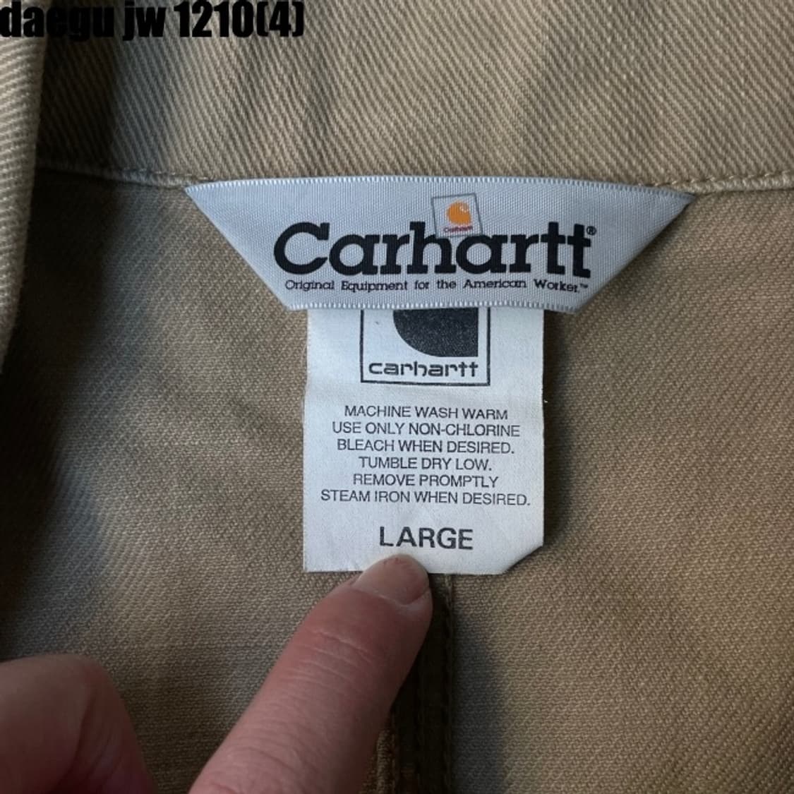 칼하트 워크 면자켓 상품이미지3