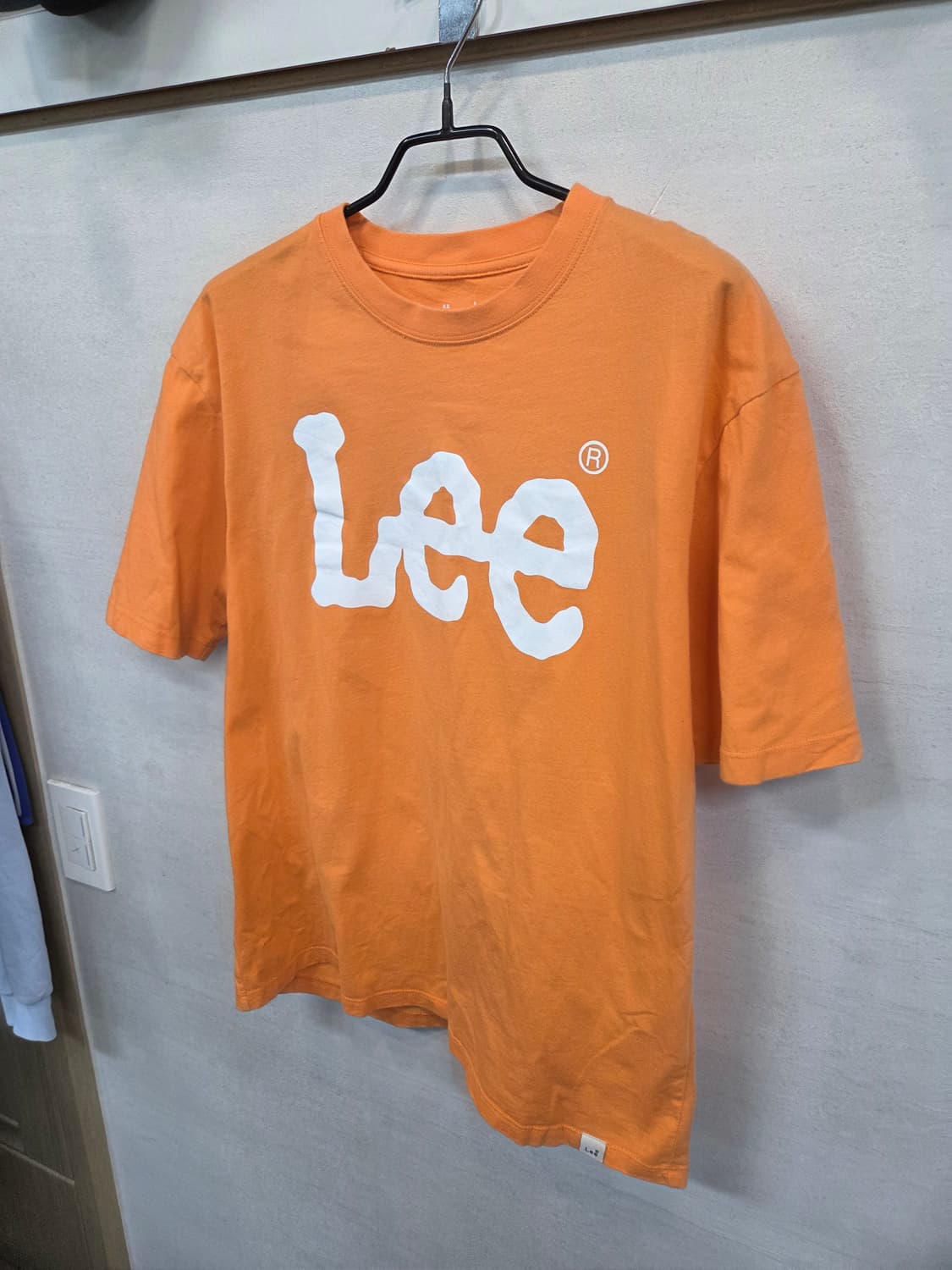 Lee 빅로고 반팔 오렌지 s 상품이미지6