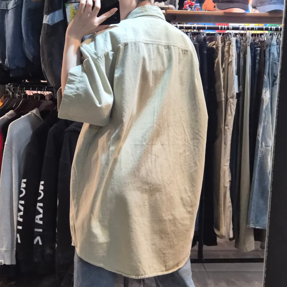 [NO.9] 칼하트 반팔셔츠 연카키 상품이미지5