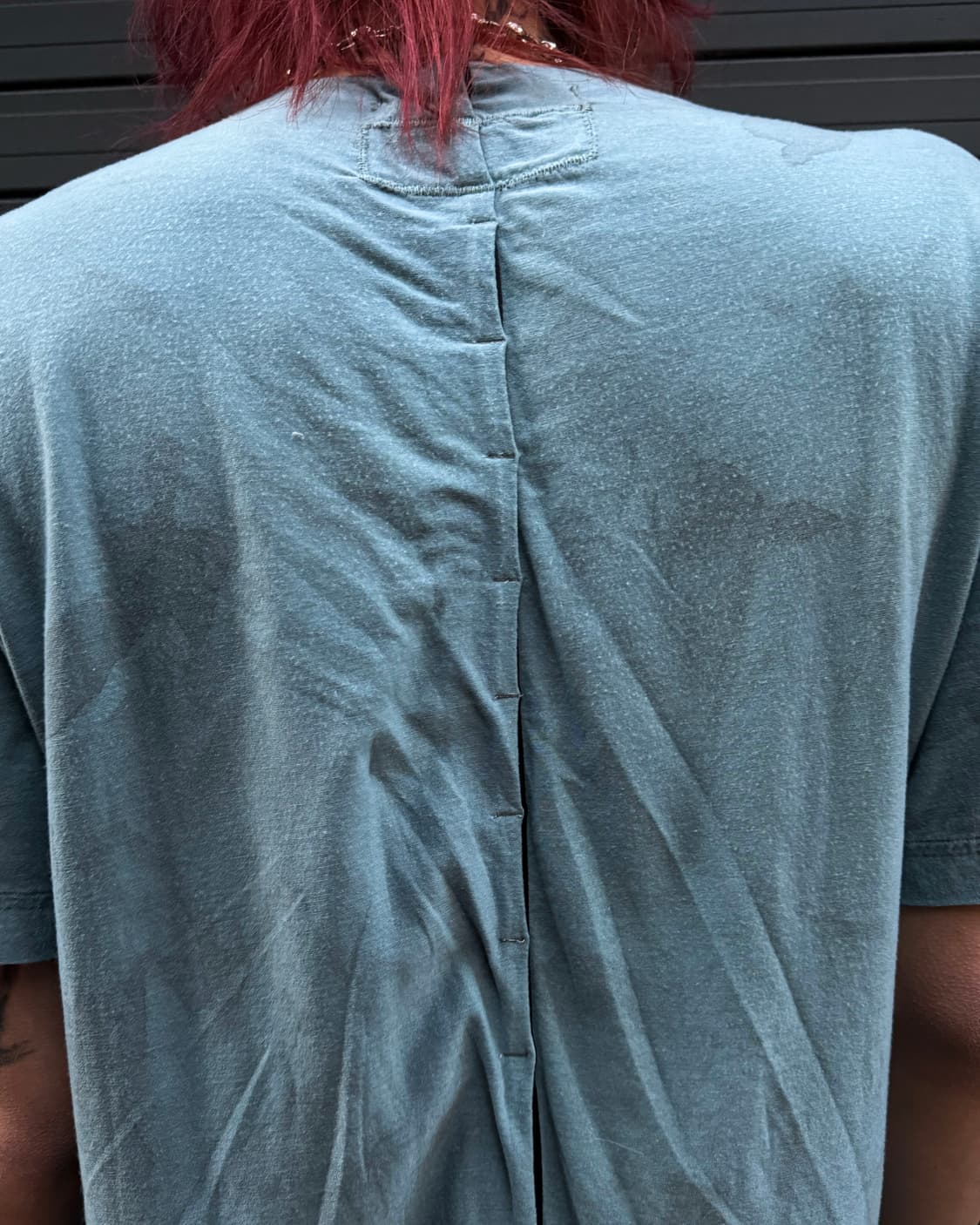 KOHSHIN SATOH Graphic slit detail T-shir 상품이미지6