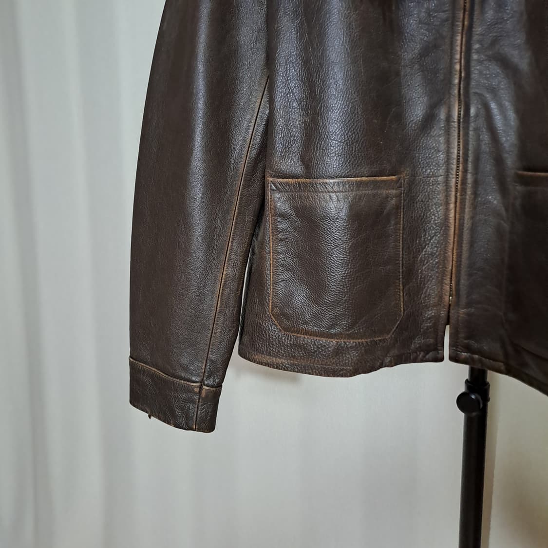 (여성) 바나나리퍼블릭 프린지 웨스턴 가죽자켓 B472 상품이미지4