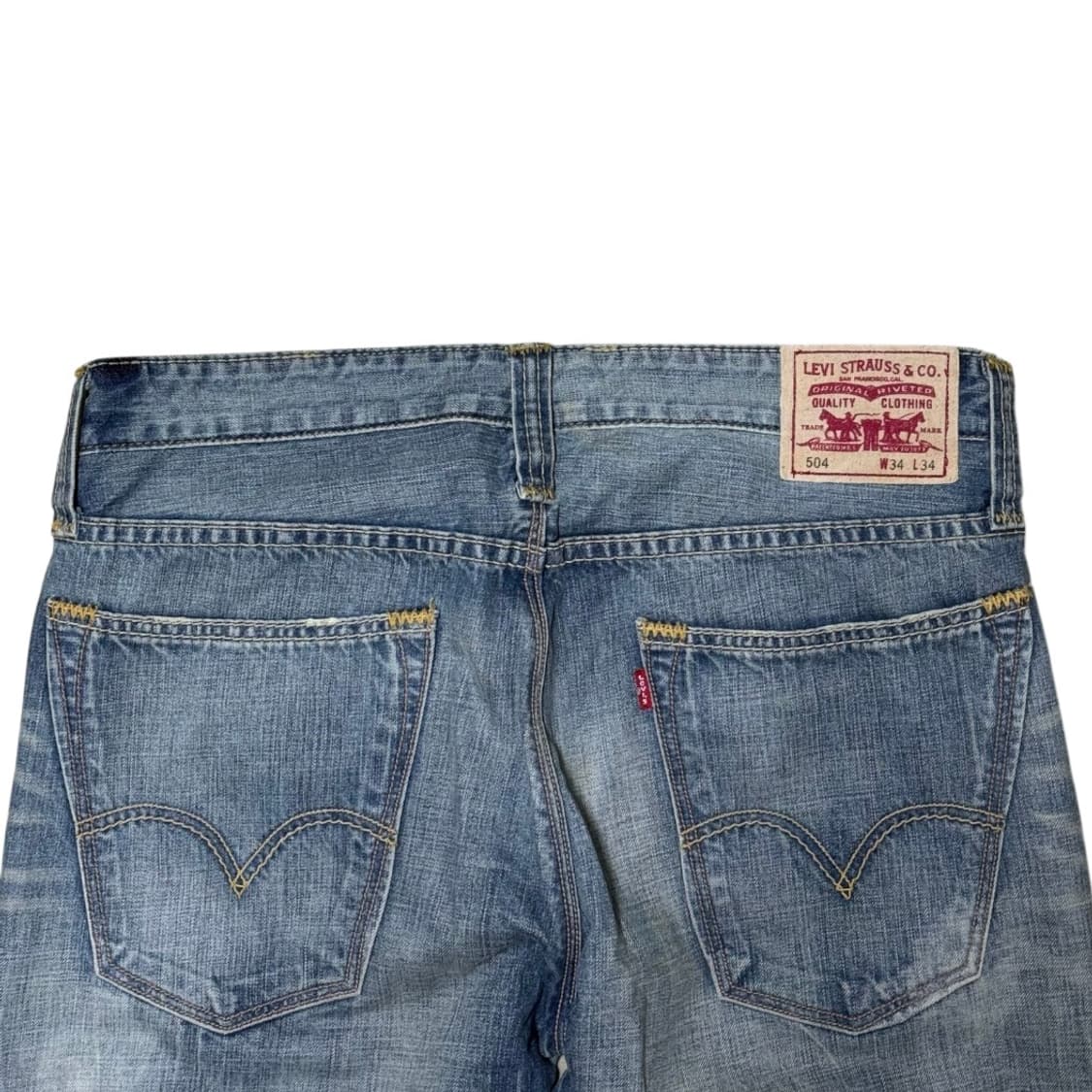 리바이스 504 워싱 데님팬츠 상품이미지6
