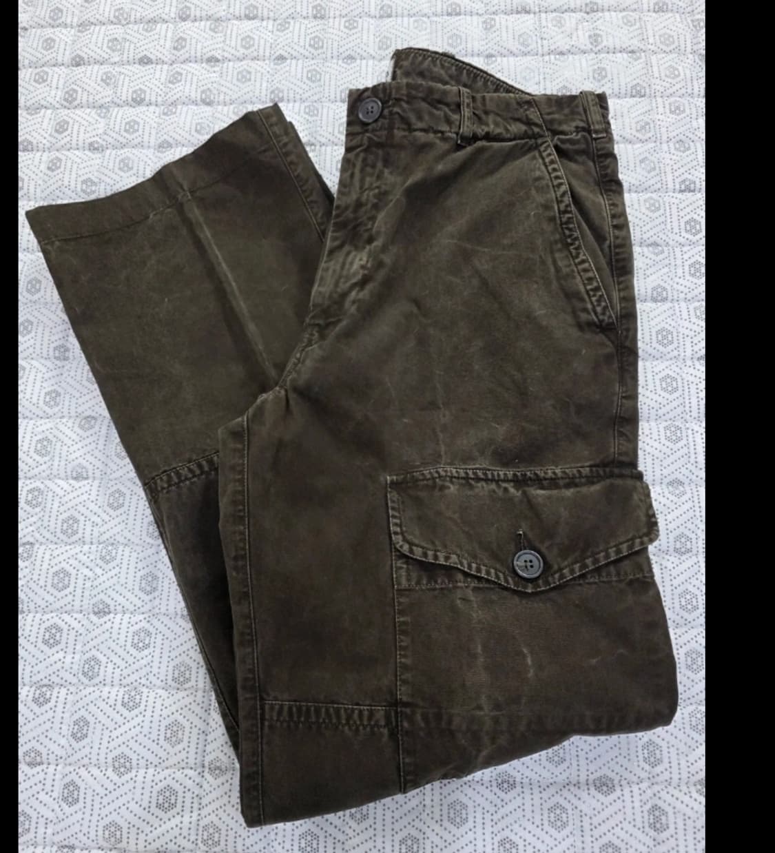 씨피컴퍼니 CP Company 카키 와이드 카고 35 상품이미지3