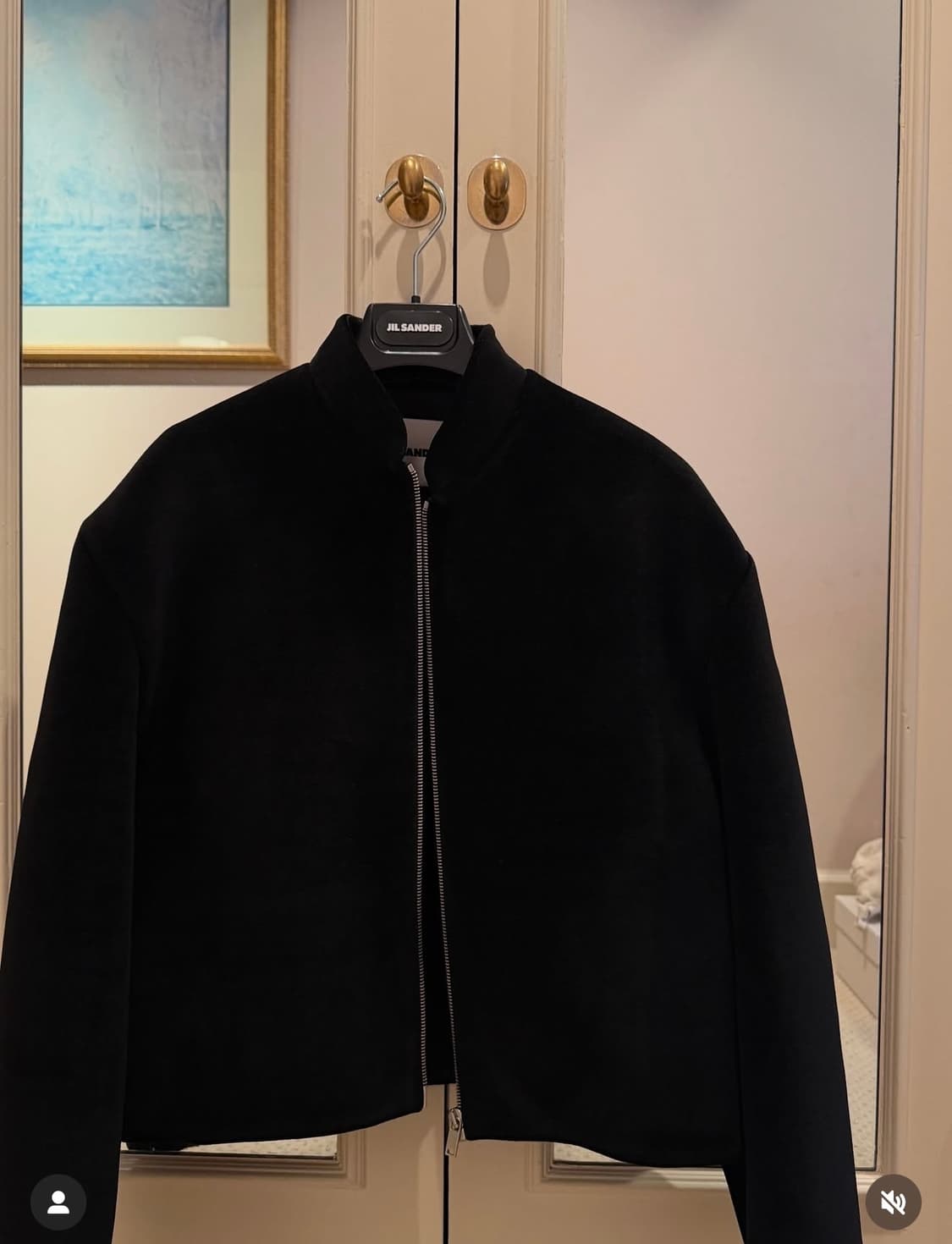 Jilsander 크롭 봄버 자켓 상품이미지4