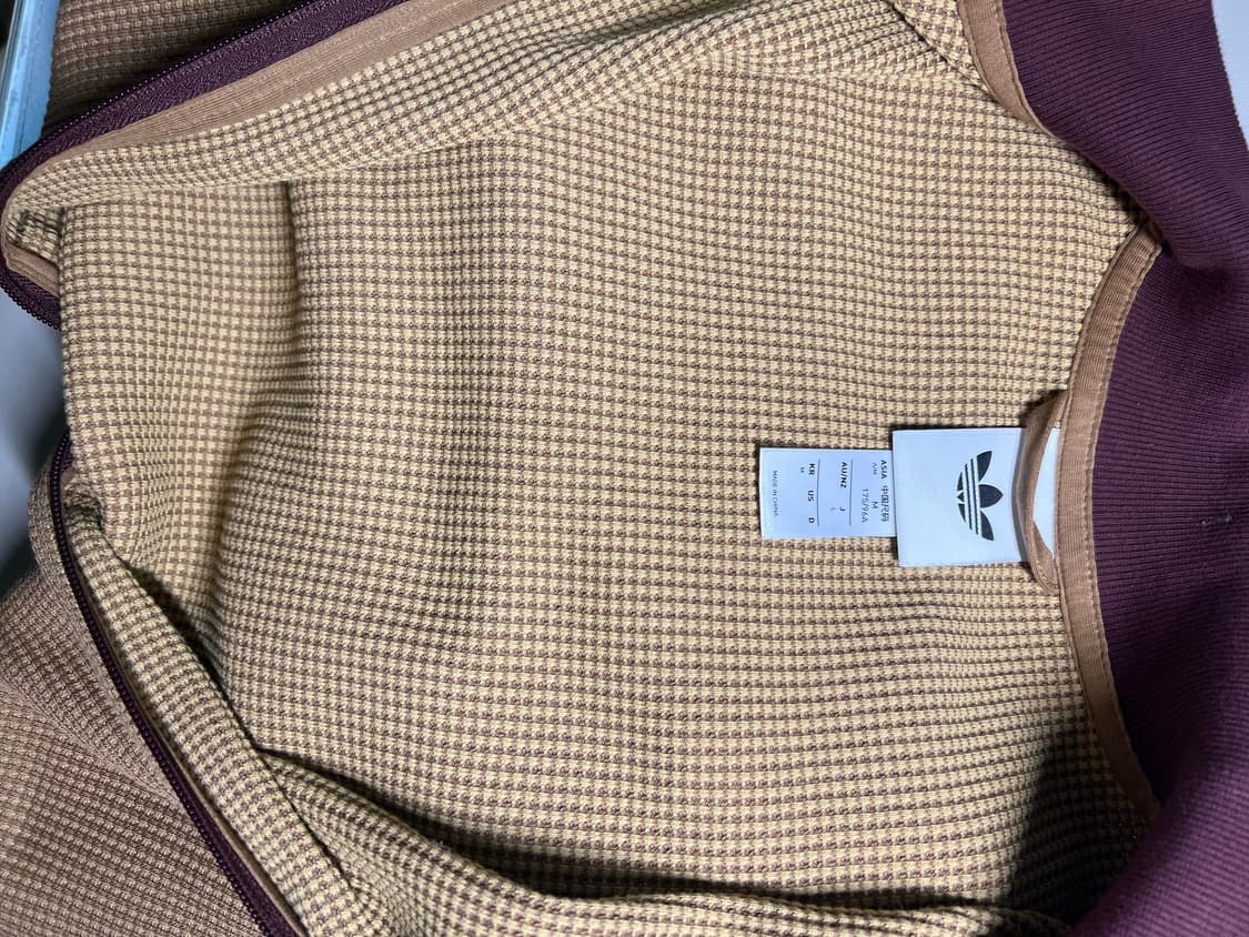 아디다스 니트 트랙탑 L 데저트 브라운 상품이미지2