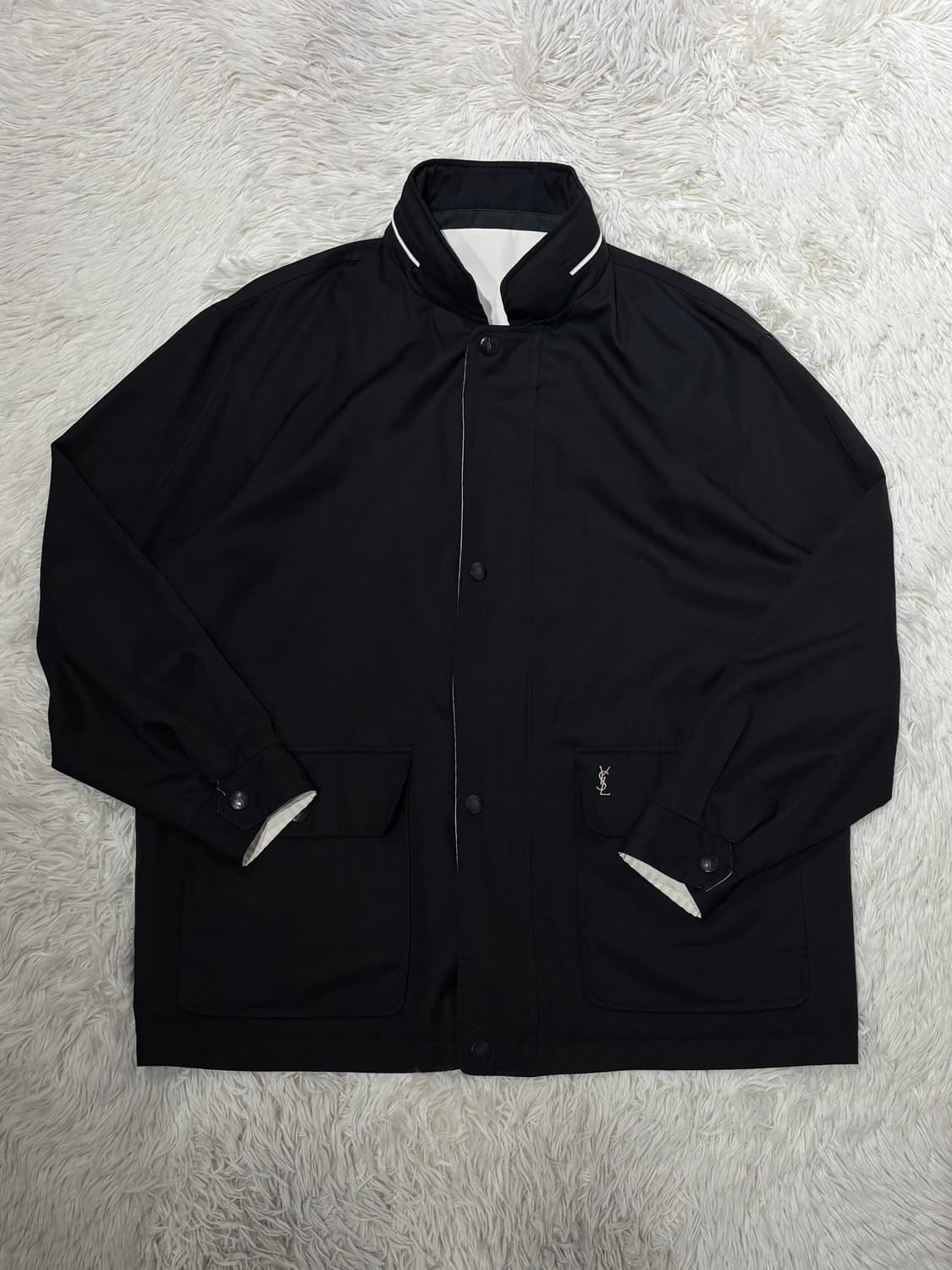 YSL 90’s 스몰로고 리버시블 자켓 상품이미지3