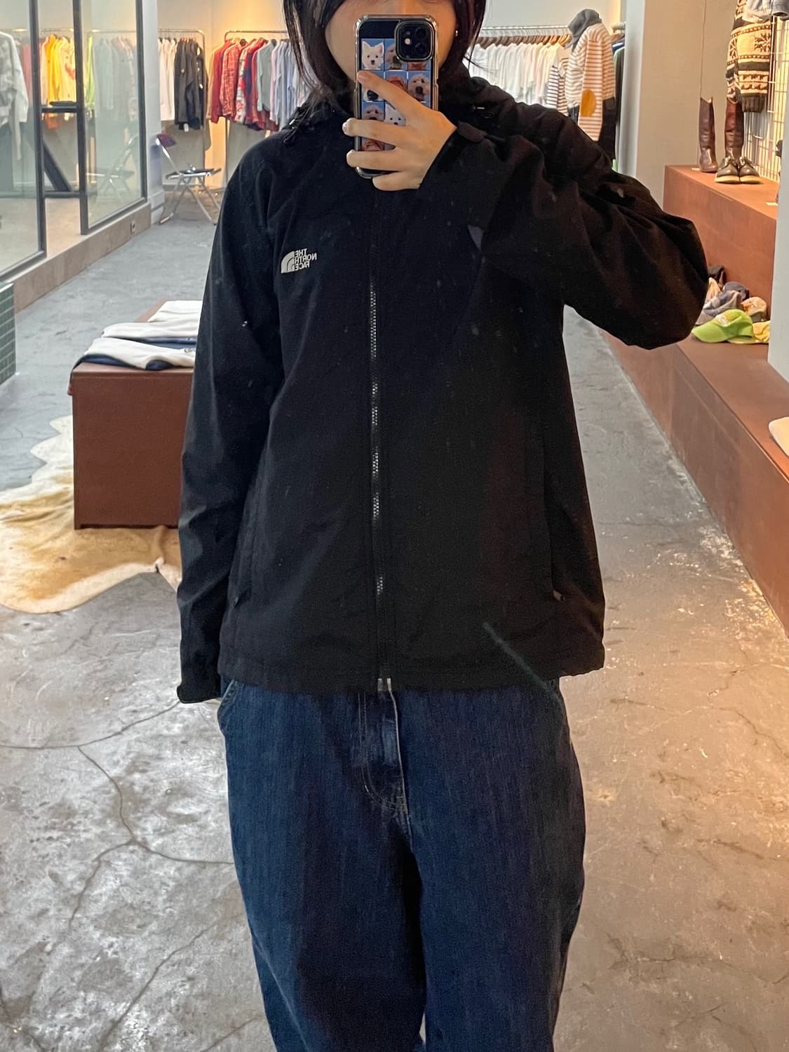 노스페이스 블랙 마운틴 바람막이 H382 상품이미지1