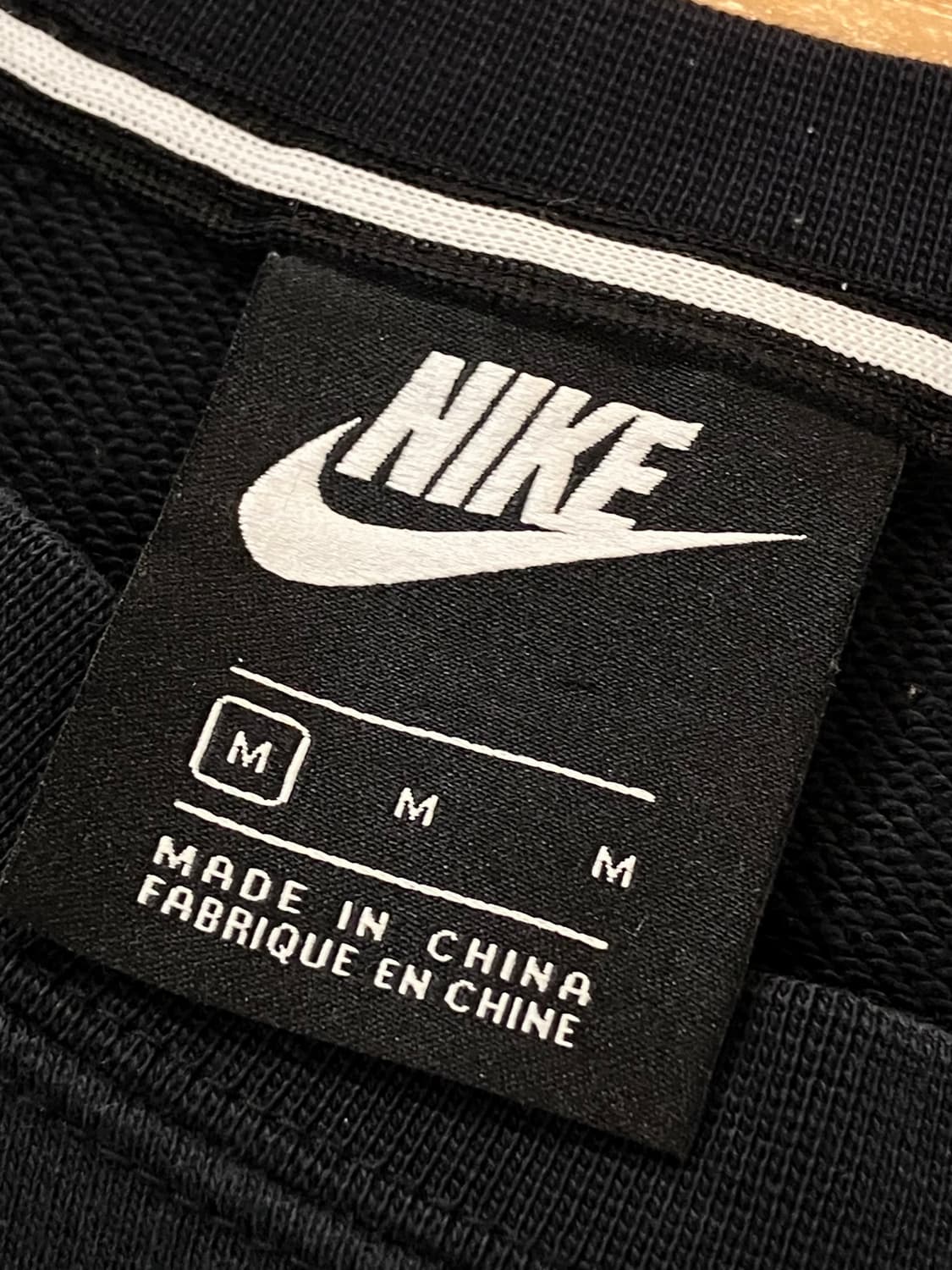 나이키 크롭 맨투맨 블랙 M #csz3363 상품이미지4