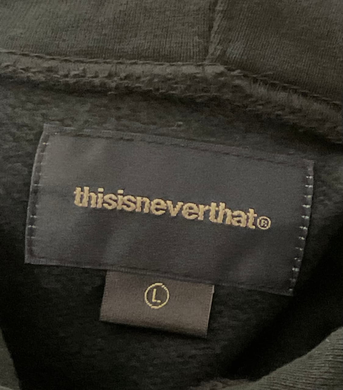 디스이즈네버댓 T-Logo 후드티 네이비 (L) 상품이미지4