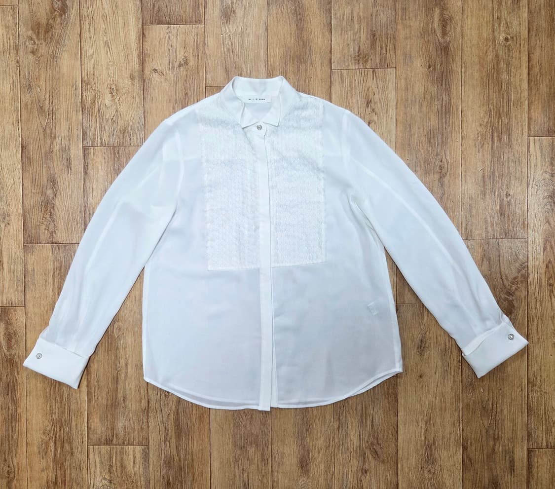 미샤(MICHAA) 아코디언 레이스블라우스 55 상품이미지1