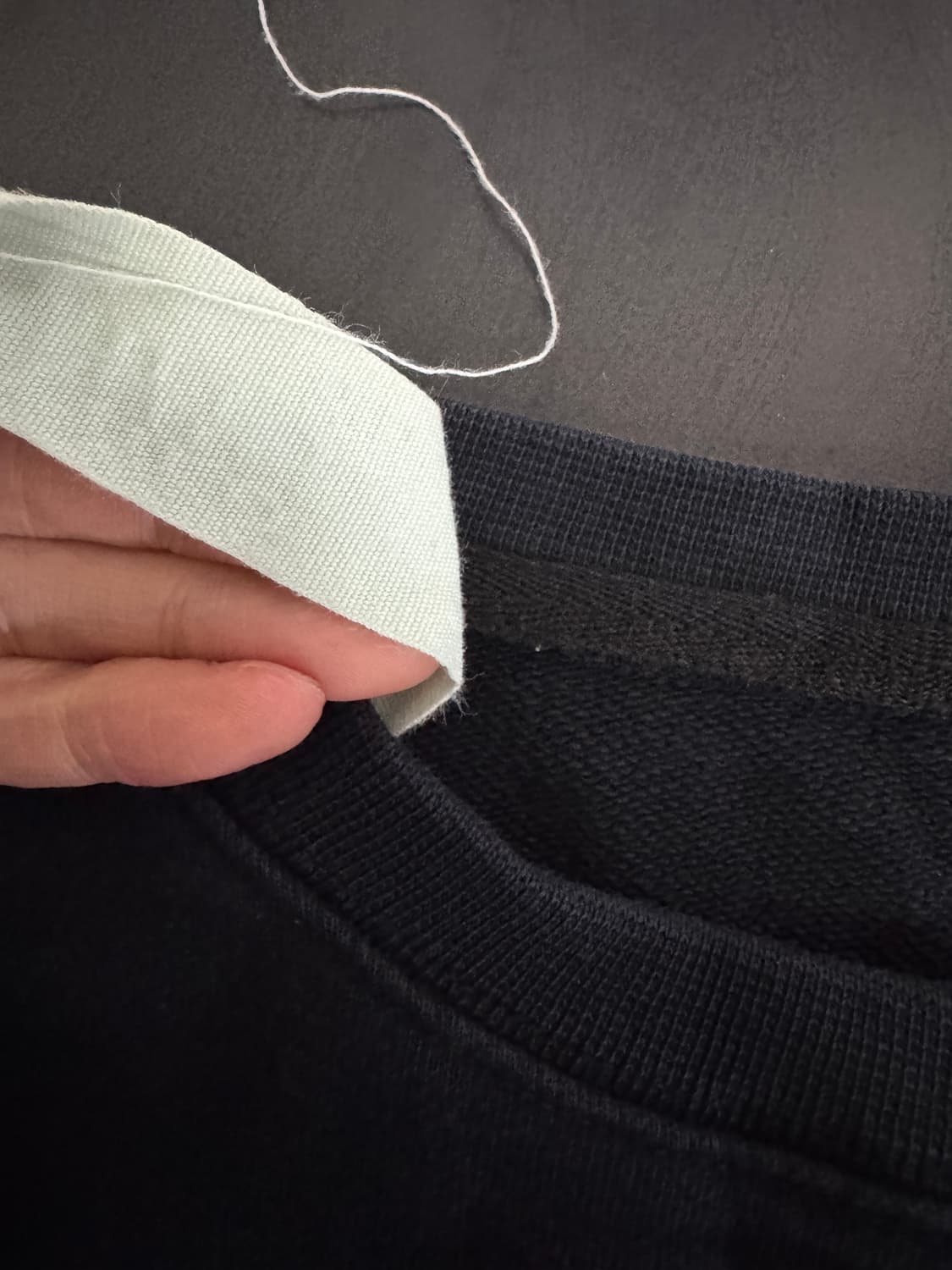 여성 일본 오프화이트 갤럭시 페인팅 맨투맨 S ~ M 상품이미지4