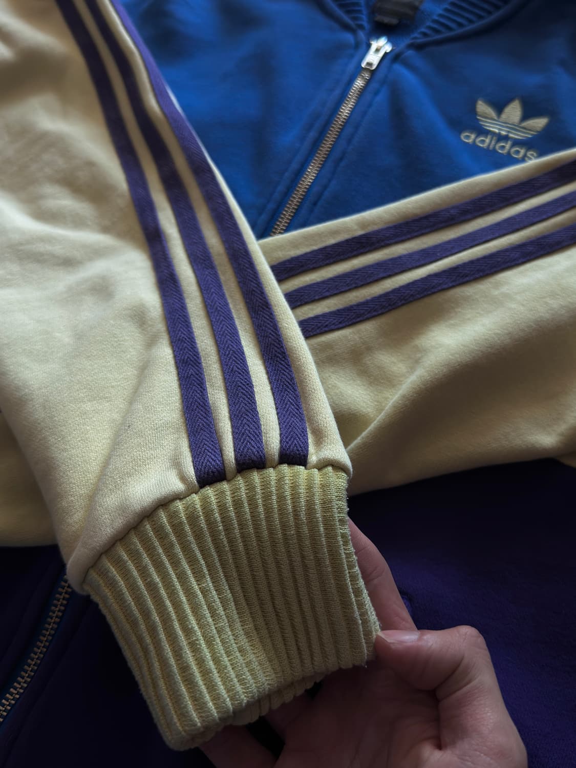 90‘s Adidas multicolor block track top 상품이미지6