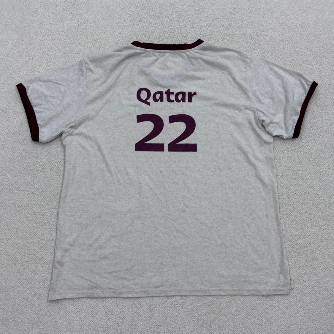 L 카타르항공 브랜드 반팔 티셔츠 0325E 상품이미지2