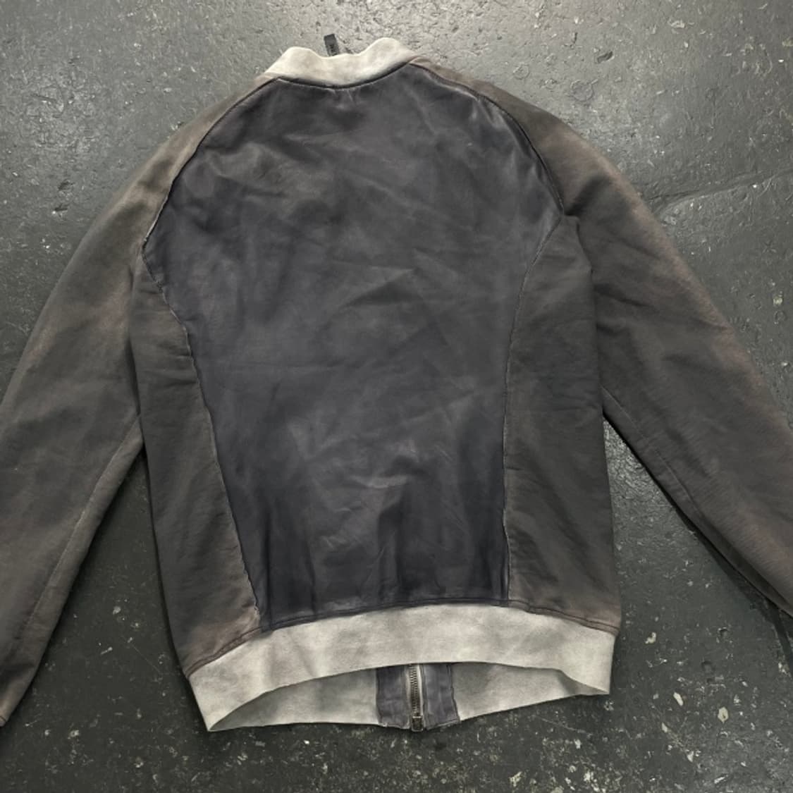 100 시리즈 양가죽 램스킨 블루종 자켓 상품이미지6