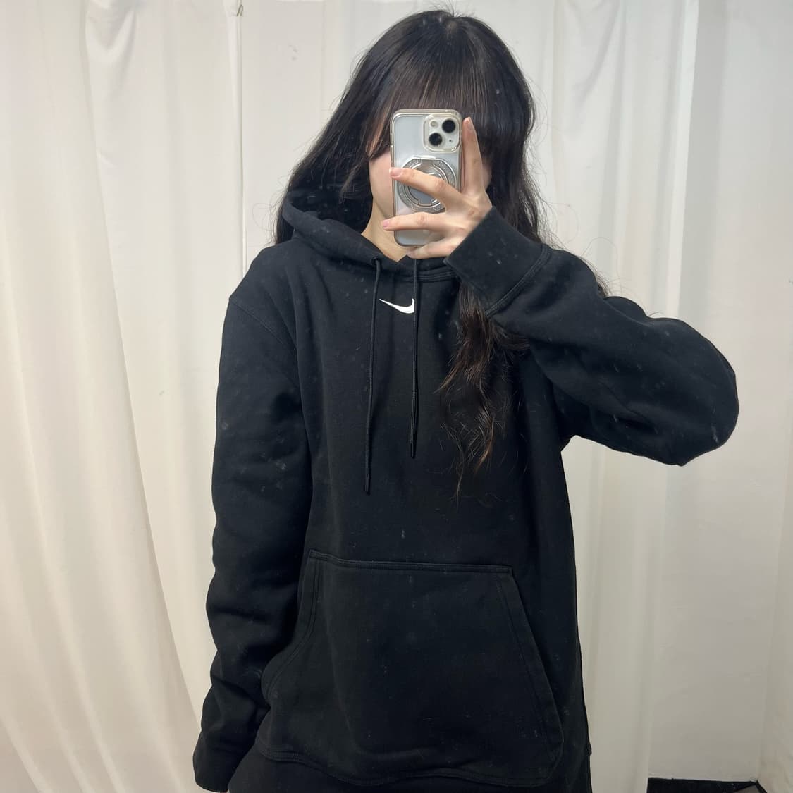 Nike Black Hoodie 상품이미지1