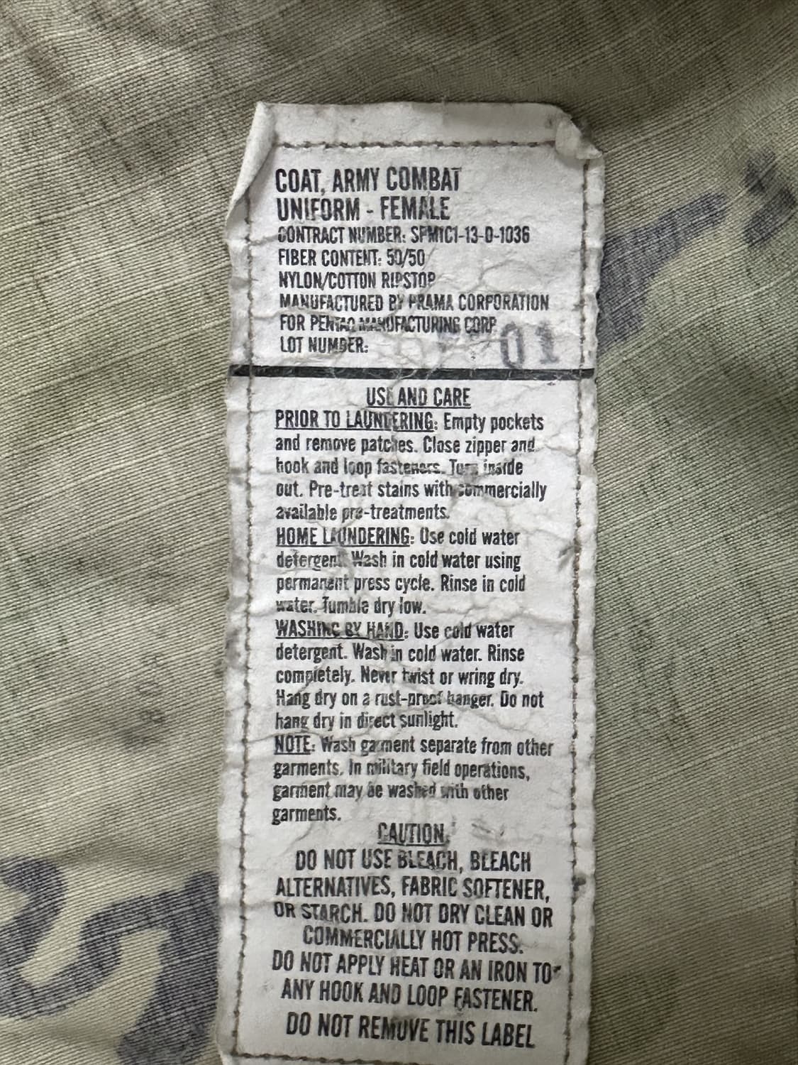 미군 여군용 OCP 멀티캠 전투복 상의 (XS/XS) (S) 상품이미지9