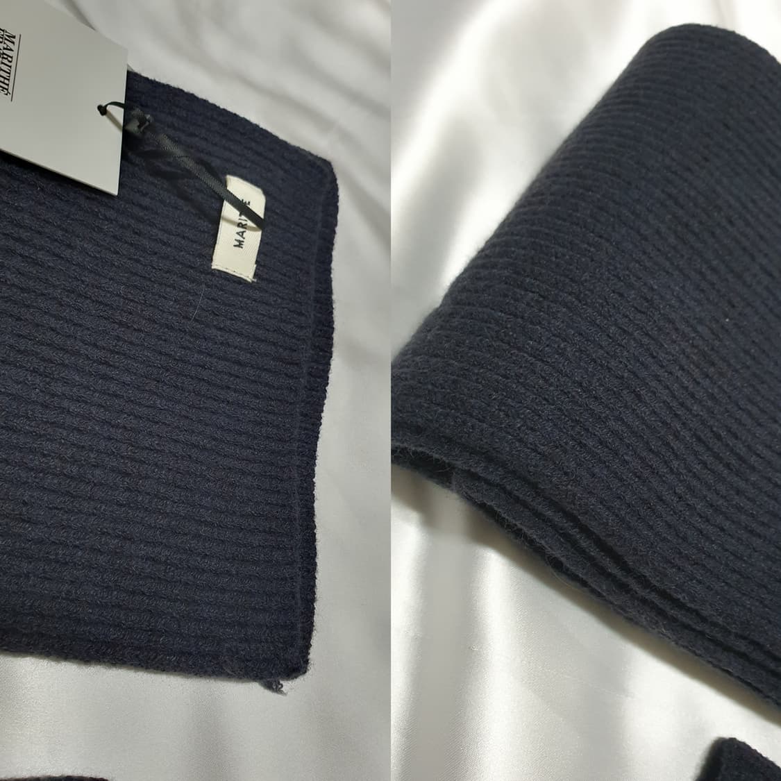 네이비 마리떼 프랑소와 저버 머플러 앤 글러브 목도리 장갑 상품이미지8