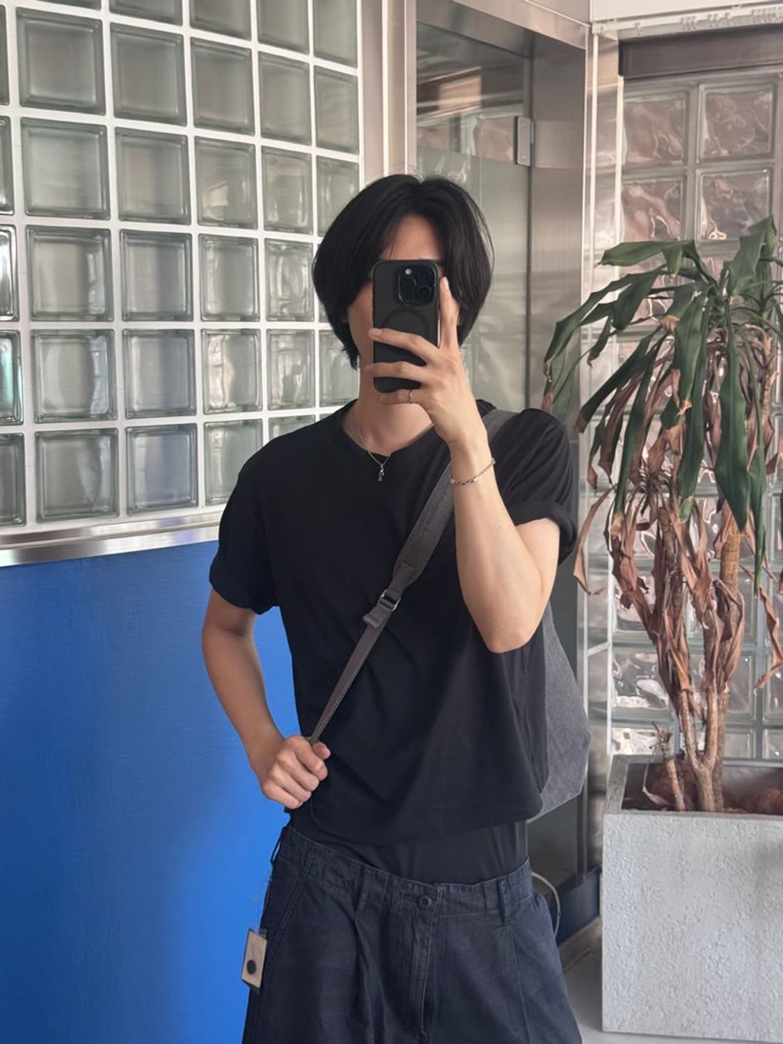 DENIM CLOTH BODY BAG 데님 천 바디백 상품이미지2