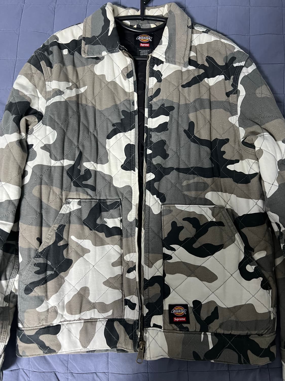 Supremexdickies 슈프림 디키즈 퀼티드 워크 자켓 카모(S) 상품이미지1